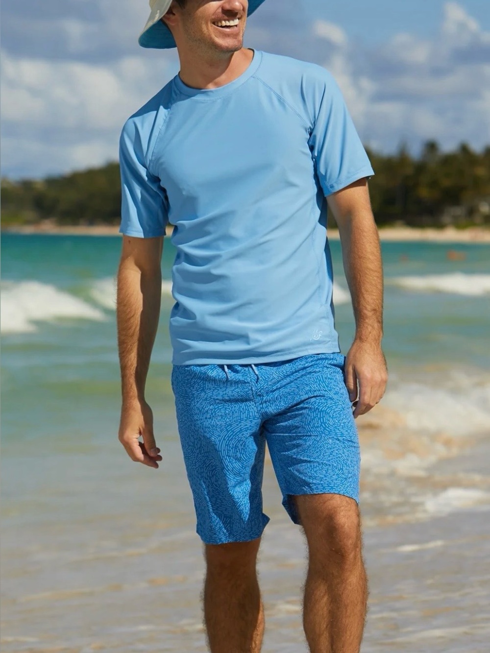 🏝️ NEW UVSkinz Short Sleeve Swim Shirt